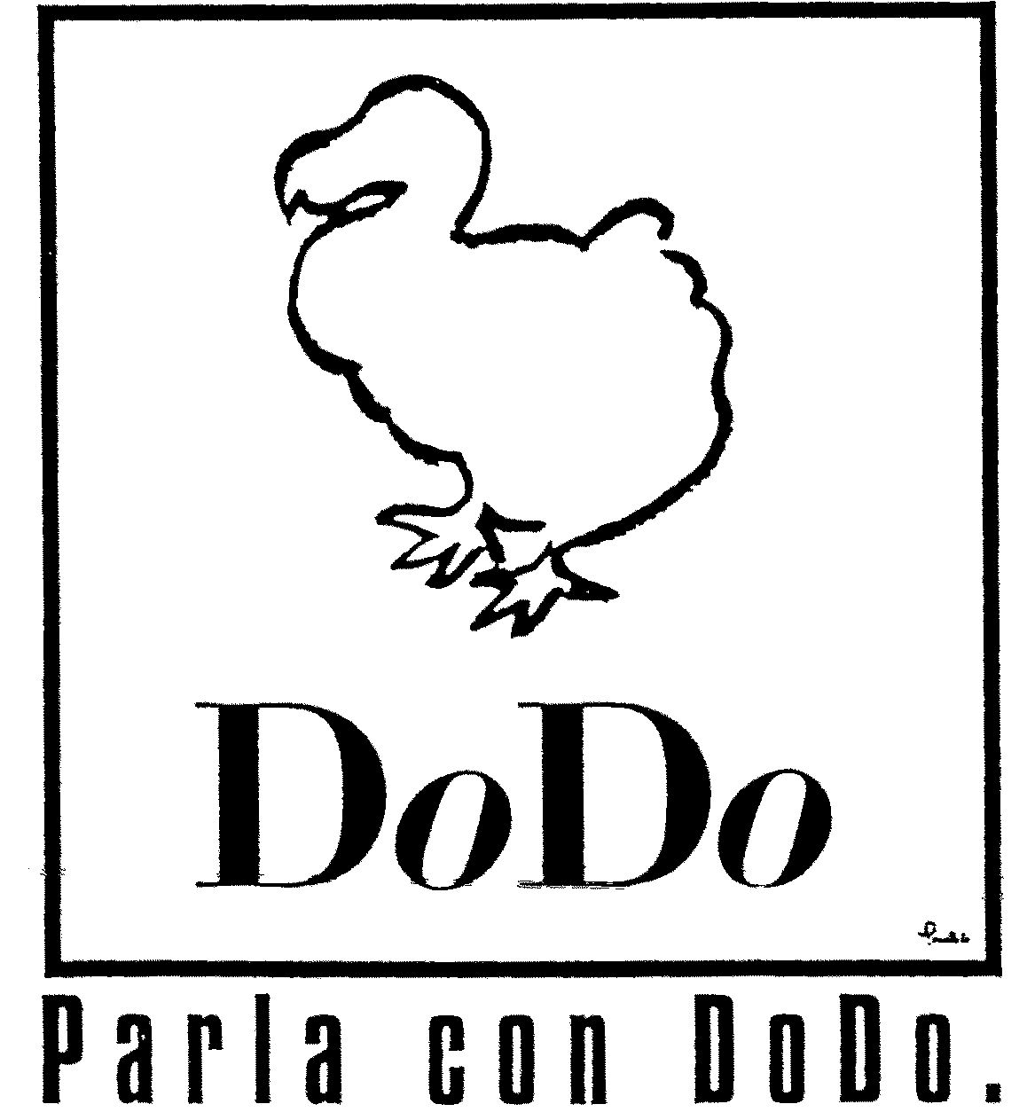 Trademark Logo DODO PARLA CON DODO