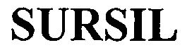 Trademark Logo SURSIL