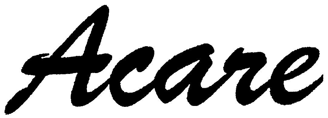 Trademark Logo ACARE