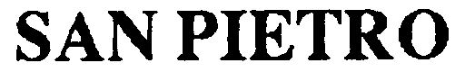 Trademark Logo SAN PIETRO