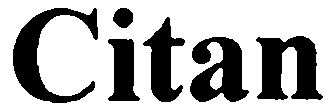 Trademark Logo CITAN