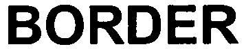 Trademark Logo BORDER