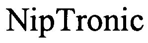 Trademark Logo NIPTRONIC
