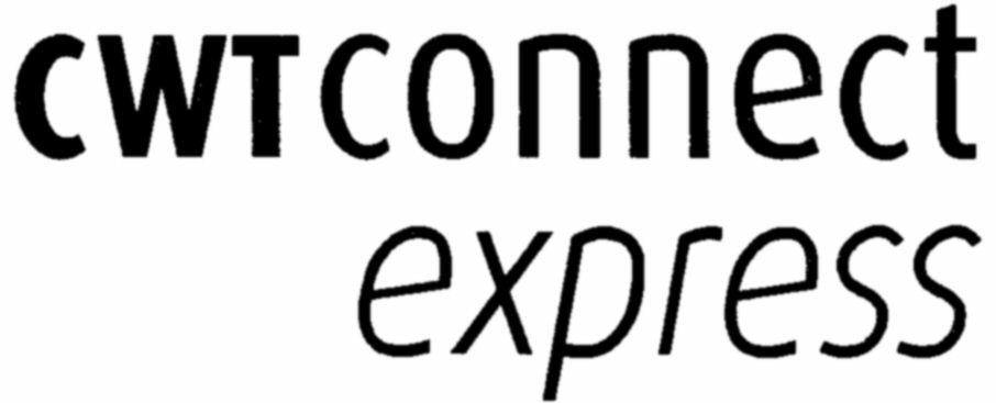Trademark Logo CWTCONNECT EXPRESS