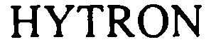 Trademark Logo HYTRON