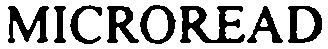 Trademark Logo MICROREAD
