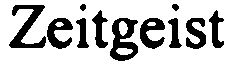 Trademark Logo ZEITGEIST