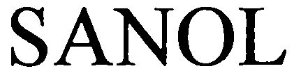 Trademark Logo SANOL