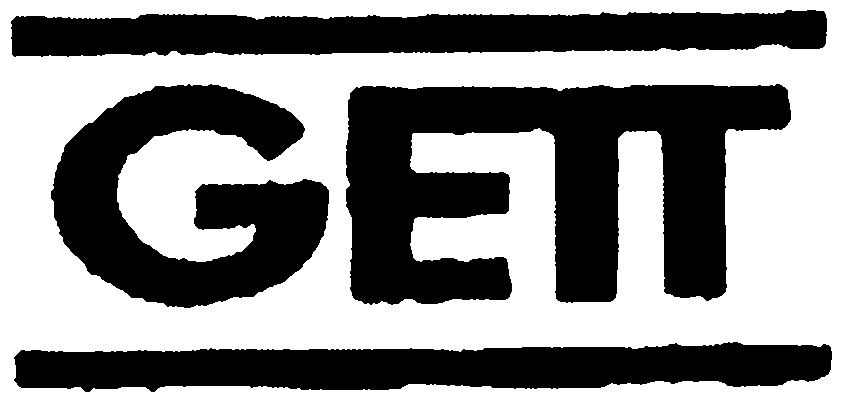 Trademark Logo GETT