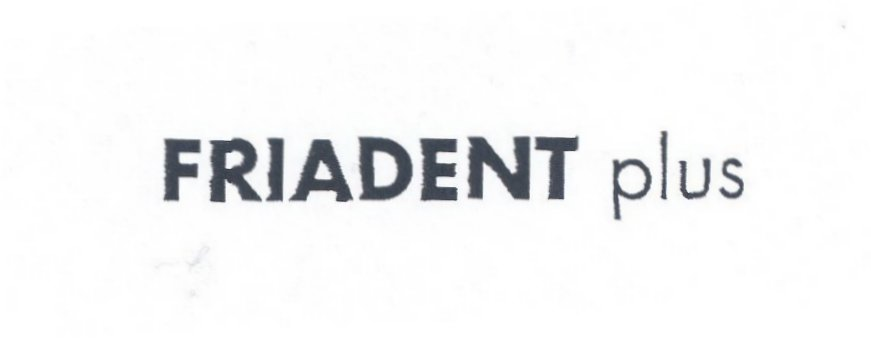 Trademark Logo FRIADENT PLUS