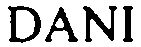 Trademark Logo DANI