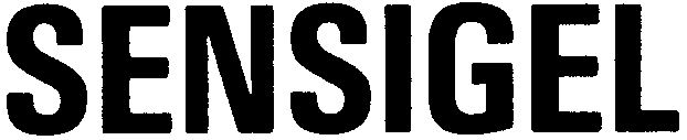 Trademark Logo SENSIGEL