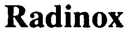 Trademark Logo RADINOX
