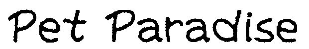 Trademark Logo PET PARADISE