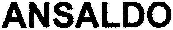 Trademark Logo ANSALDO