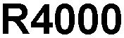 Trademark Logo R4000