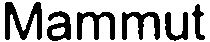 Trademark Logo MAMMUT