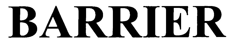 Trademark Logo BARRIER