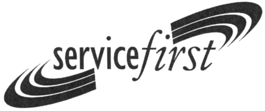 Trademark Logo SERVICE FIRST