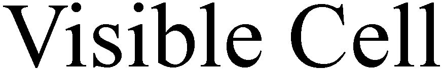 Trademark Logo VISIBLE CELL