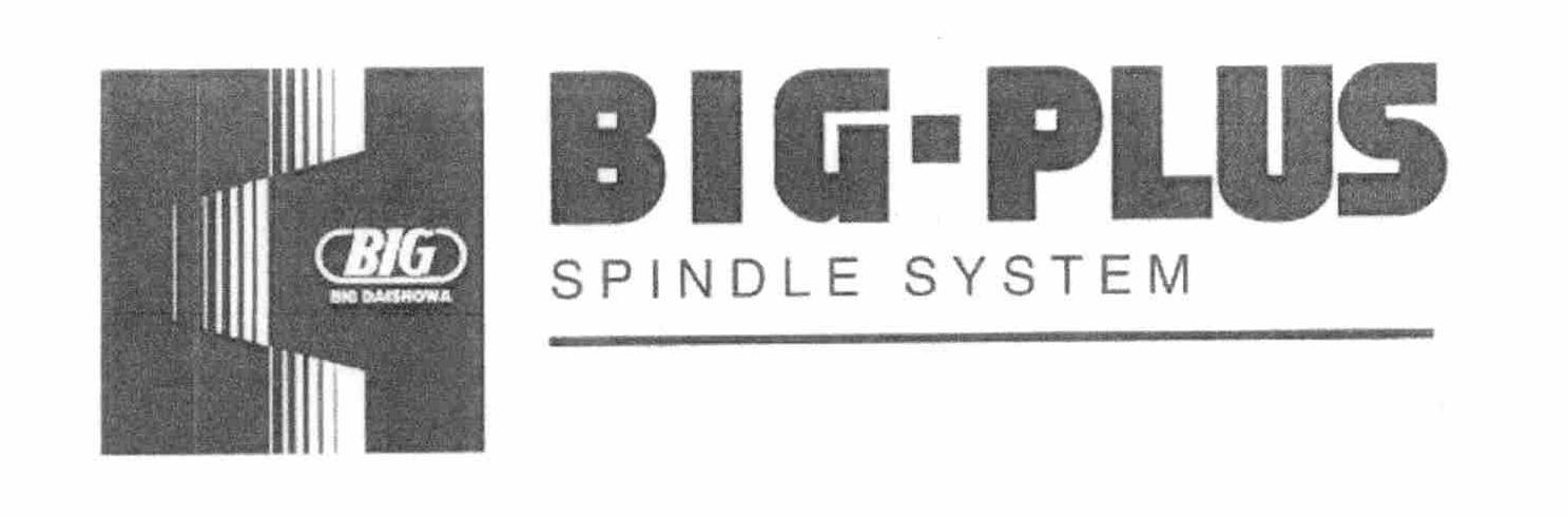  BIG PLUS SPINDLE SYSTEM BIG BIG DAISHOWA