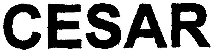 Trademark Logo CESAR
