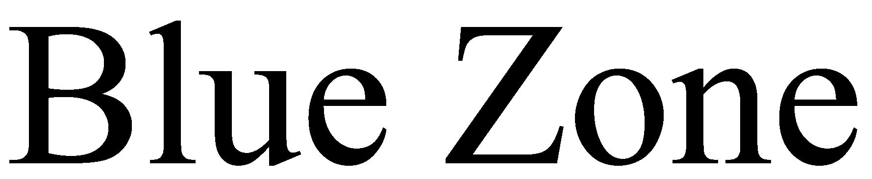 Trademark Logo BLUE ZONE
