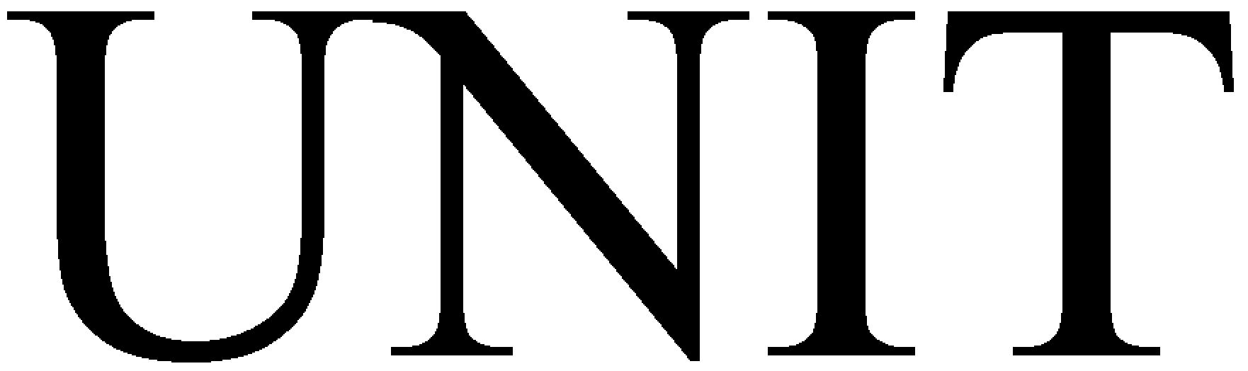 Trademark Logo UNIT
