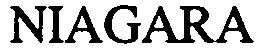 Trademark Logo NIAGARA