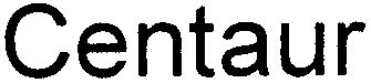 Trademark Logo CENTAUR