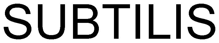 Trademark Logo SUBTILIS