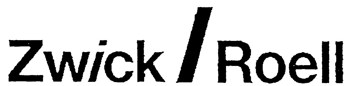 Trademark Logo ZWICK/ROELL