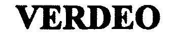Trademark Logo VERDEO