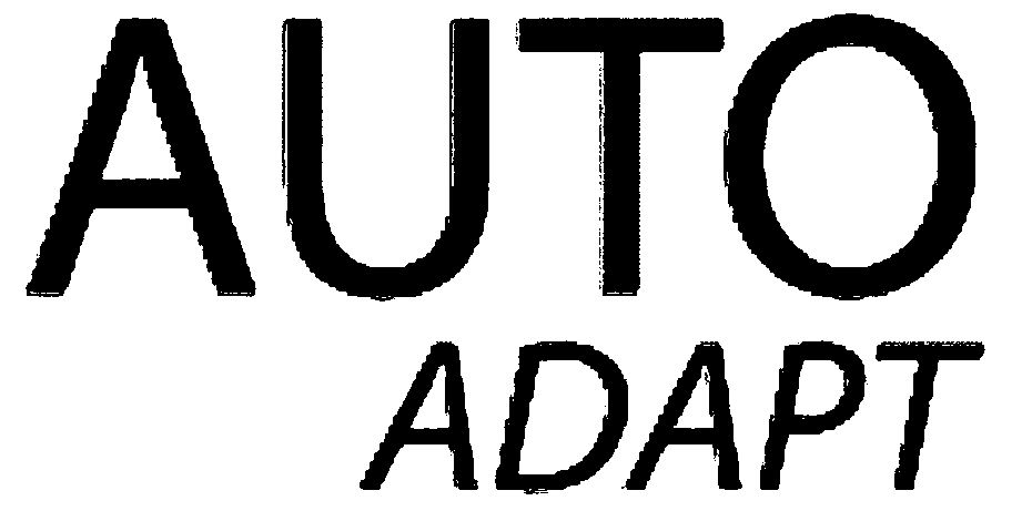 Trademark Logo AUTO ADAPT