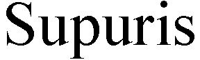 Trademark Logo SUPURIS