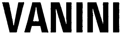 Trademark Logo VANINI