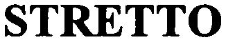 Trademark Logo STRETTO