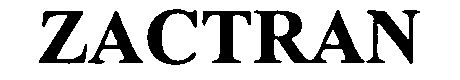 Trademark Logo ZACTRAN