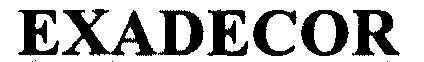 Trademark Logo EXADECOR