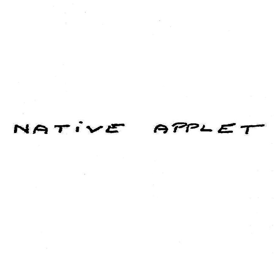 Trademark Logo NATIVE APPLET