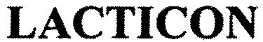 Trademark Logo LACTICON
