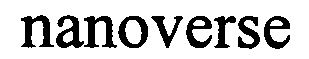 Trademark Logo NANOVERSE