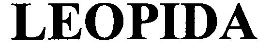 Trademark Logo LEOPIDA
