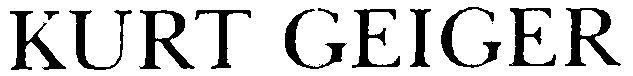 Trademark Logo KURT GEIGER