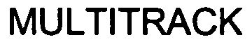 Trademark Logo MULTITRACK