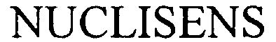 Trademark Logo NUCLISENS