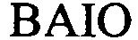 Trademark Logo BAIO