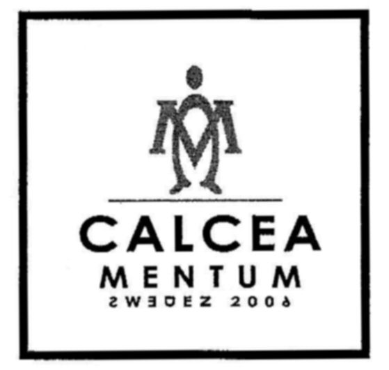 Trademark Logo CM CALCEA MENTUM SWEDEZ 2006