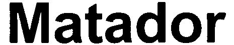 Trademark Logo MATADOR