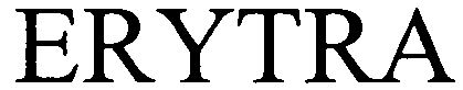 Trademark Logo ERYTRA
